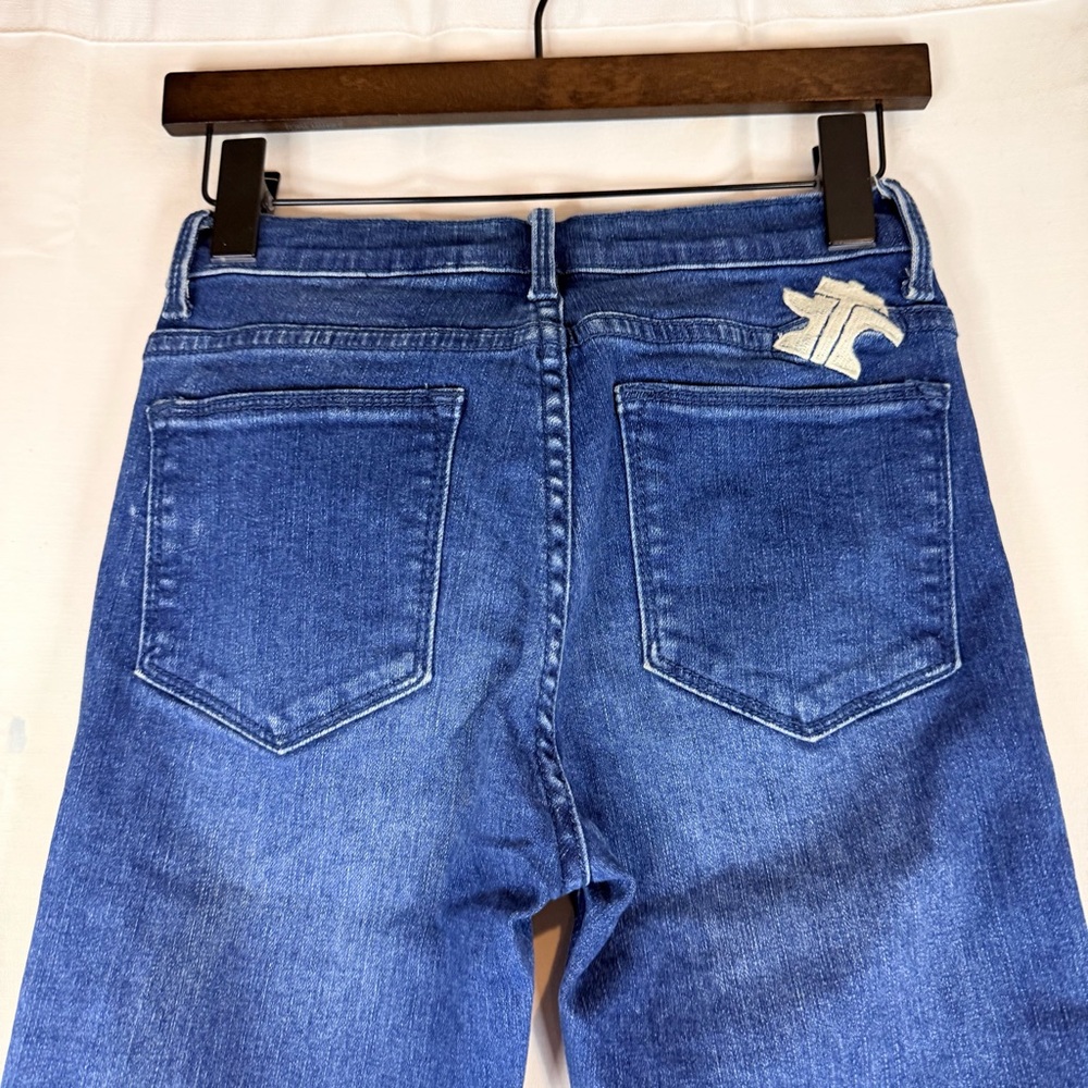 TIN HAUL Women’s Size 26/S Denim Jeans Flare Style Fit Stretch - Picture 14 of 16
